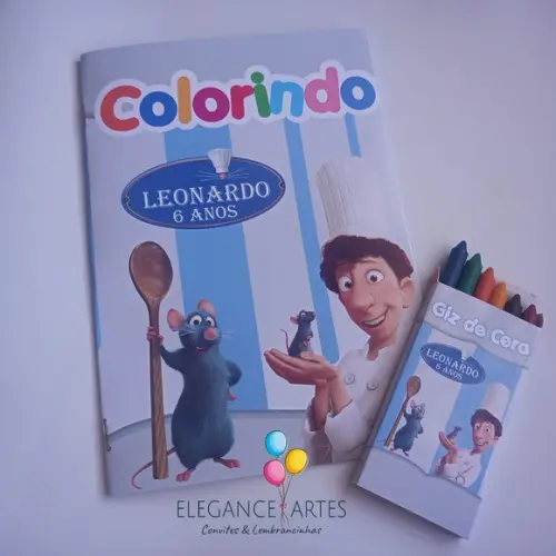 Livrinho de Colorir Ratatouille