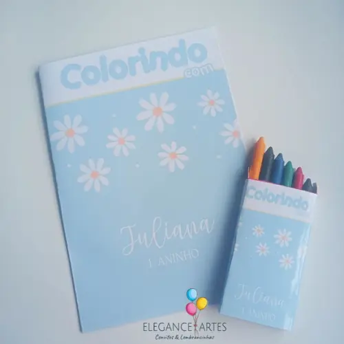 Livrinho para Colorir Margaridas