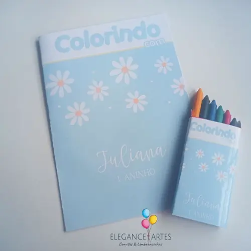 Livrinho para Colorir Margaridas