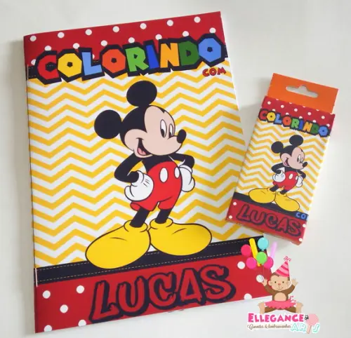 Livrinho para Colorir Mickey