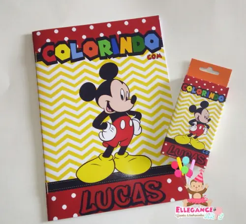 Livrinho para Colorir Mickey