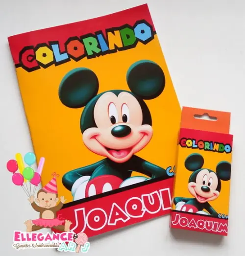 Livrinho para Colorir Mickey