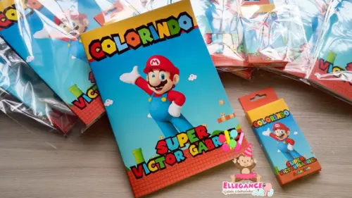 Livrinho para Colorir Super Mário