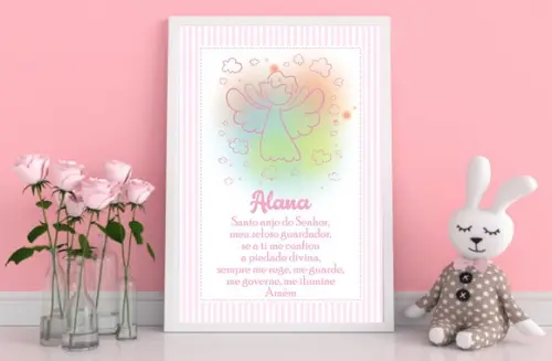 Quadro Oração Santo Anjo