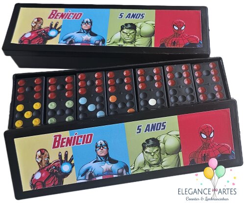 Dominó Personalizado Os Vingadores