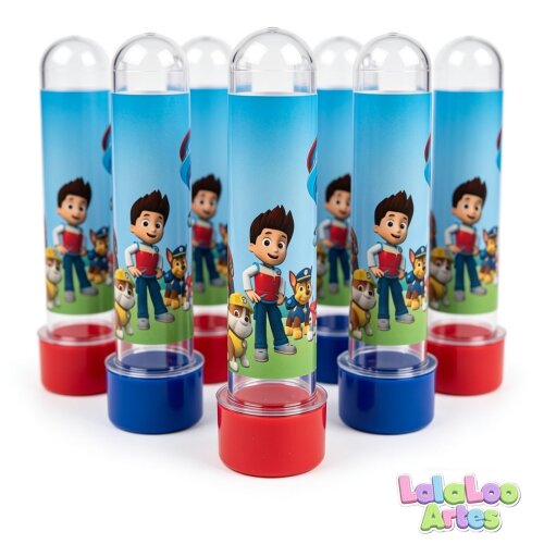 20 Tubete Patrulha Canina Personalizado