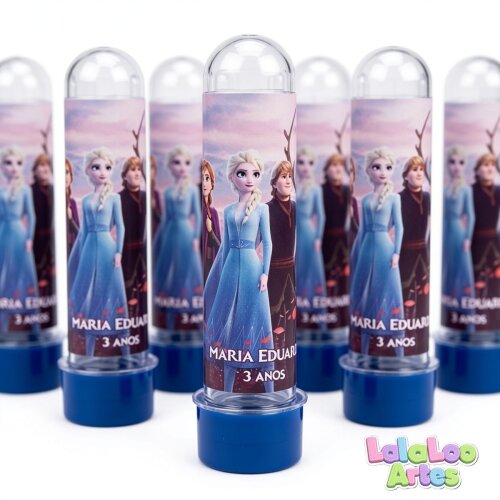 20 Tubete Frozen 2 Personalizado