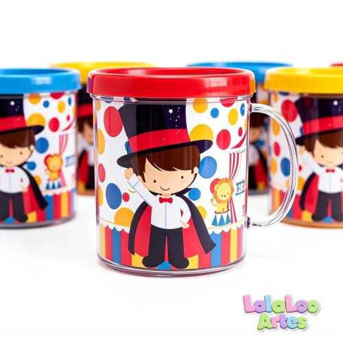Caneca Circo Menino Personalizada