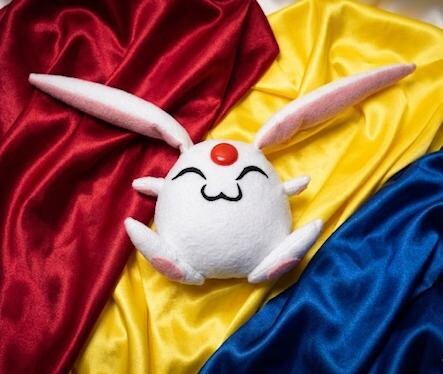 Mokona em Feltro - Soel Mascote Kawai da Clamp (branco)