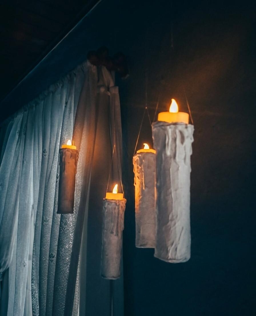 Kit 6 Velas Flutuantes Hogwarts Harry Potter - Cópia