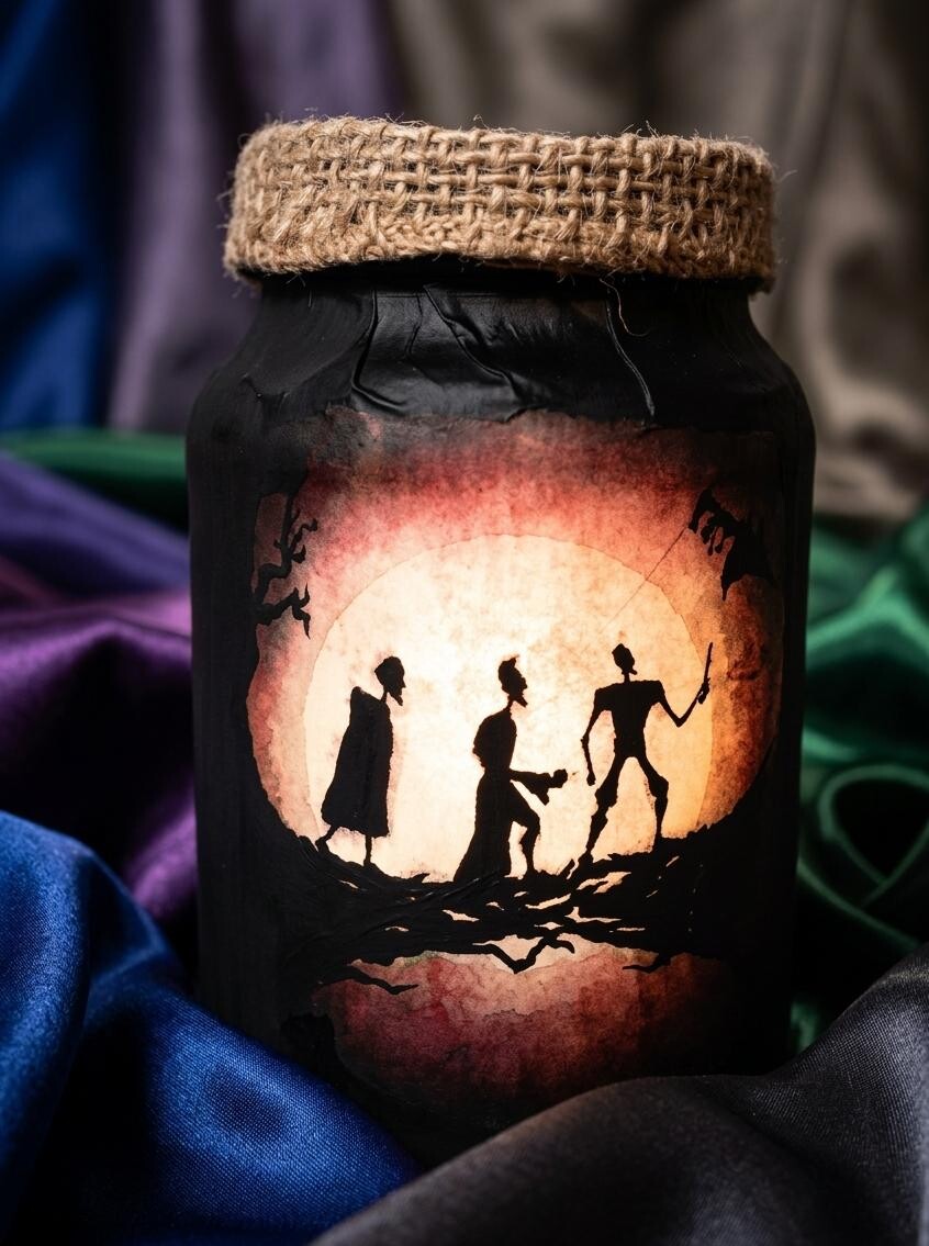 Luminária de Pote com Led - Especial Harry Potter