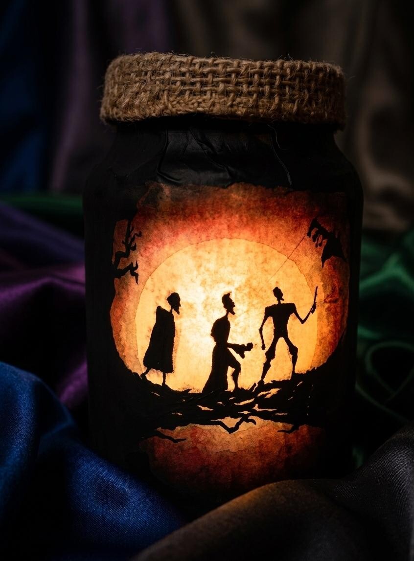 Luminária de Pote com Led - Especial Harry Potter