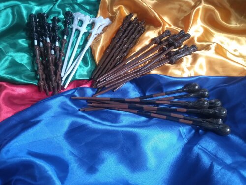 Kit 20 Mini Réplicas Varinhas Festa Harry Potter 25cm