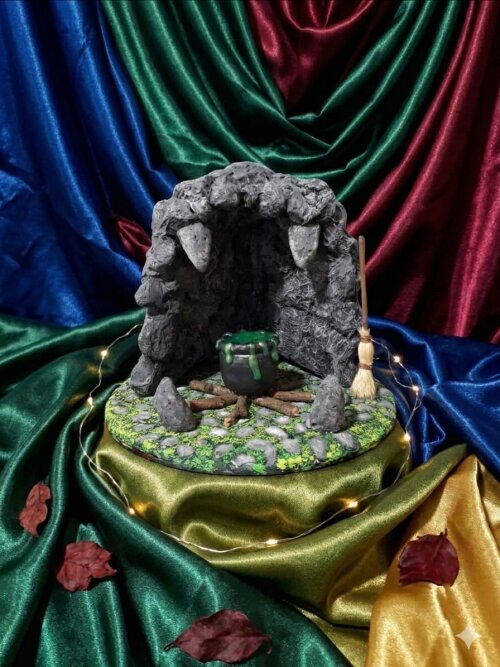 Escultrura Diorama Caverna da Cuca - Lendas e Mitos Folclore Brasileiro