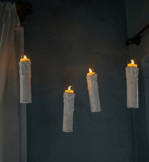Kit 20 Velas Flutuantes Hogwarts Harry Potter