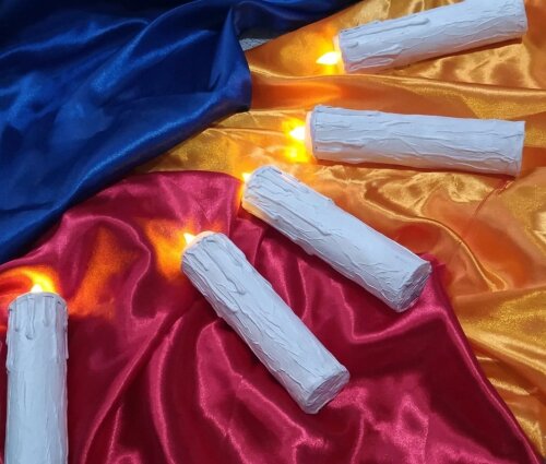 Kit 20 Velas Flutuantes Hogwarts Harry Potter