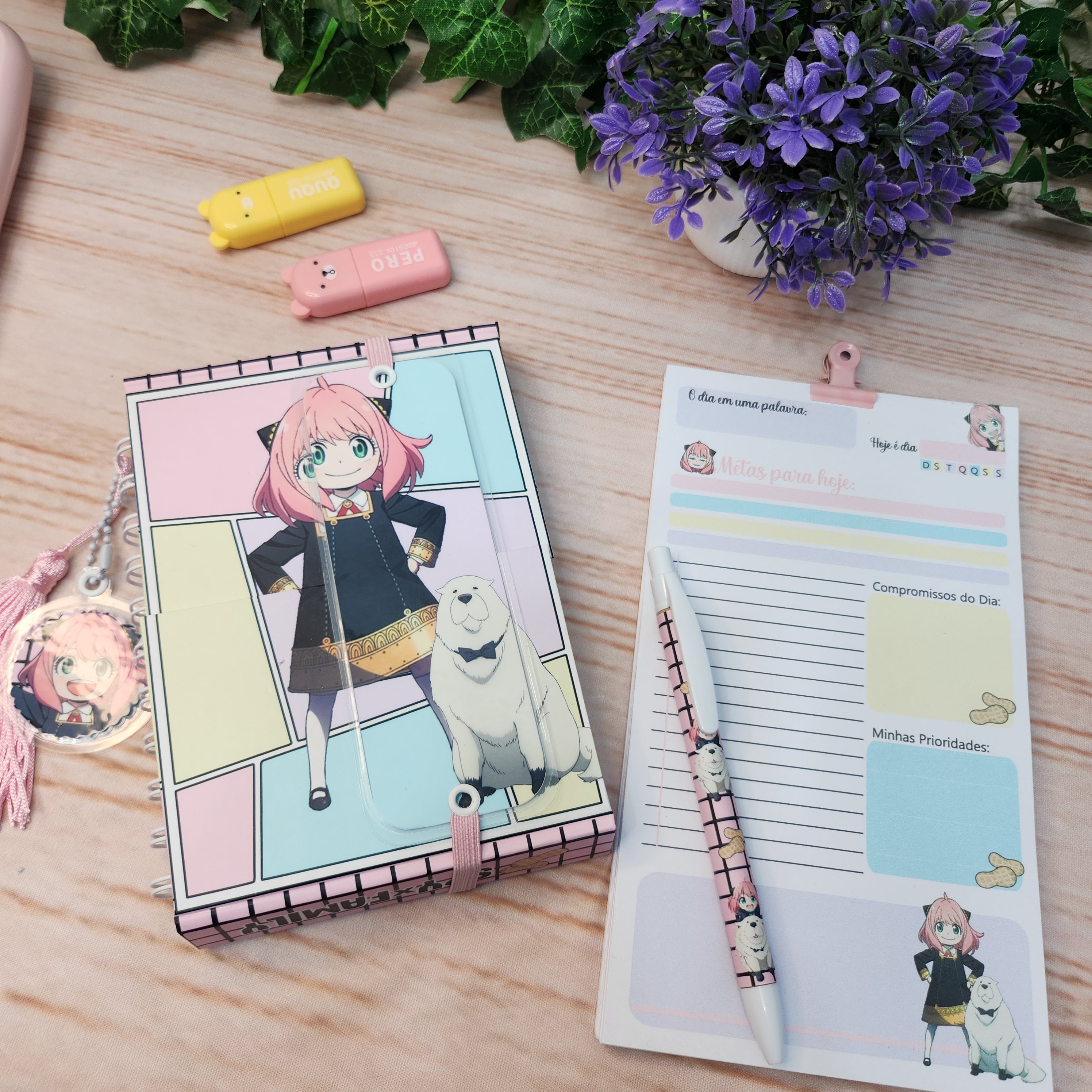 Agenda Escolar Spy x Family Personalizada