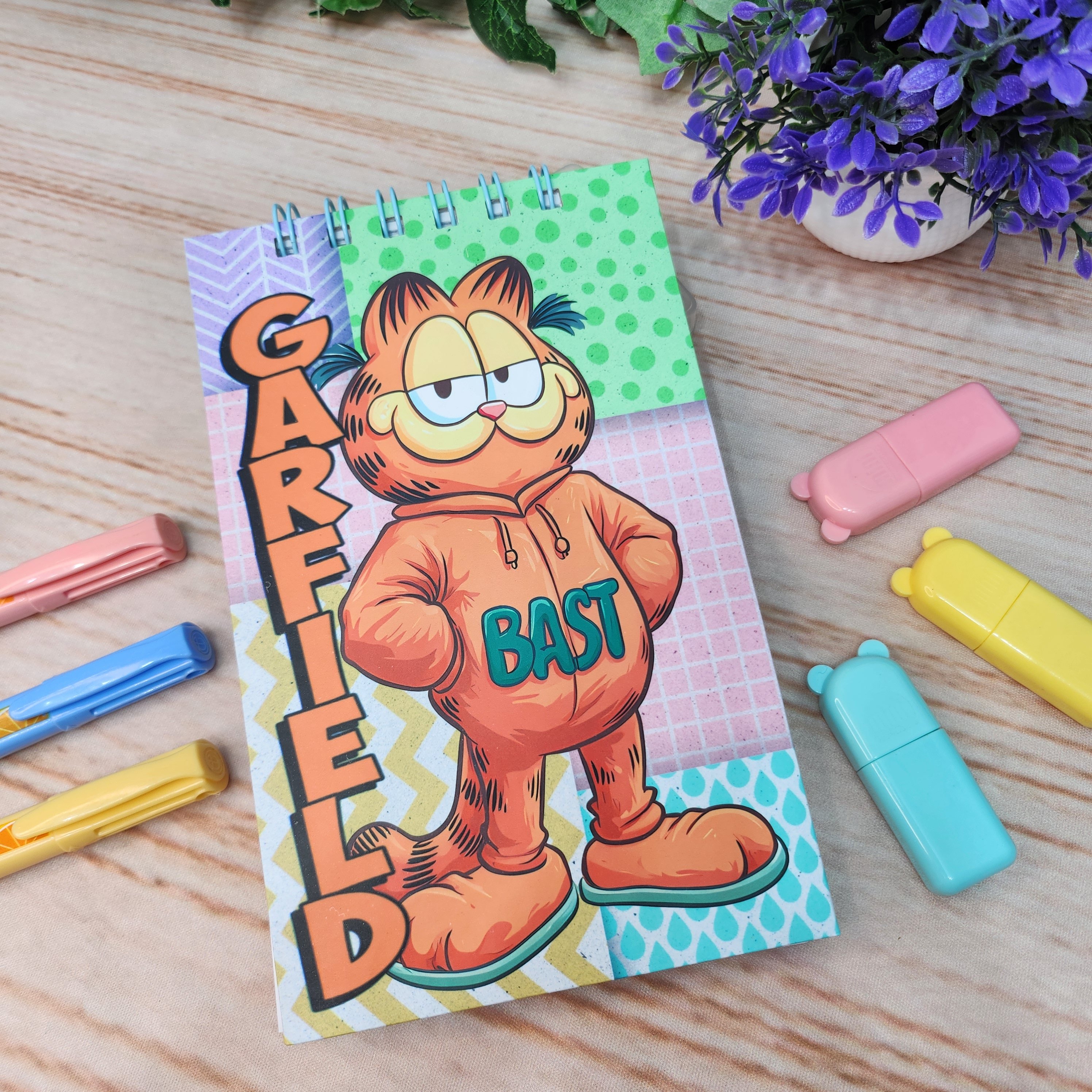 Caderneta Blocao Garfield Personalizado