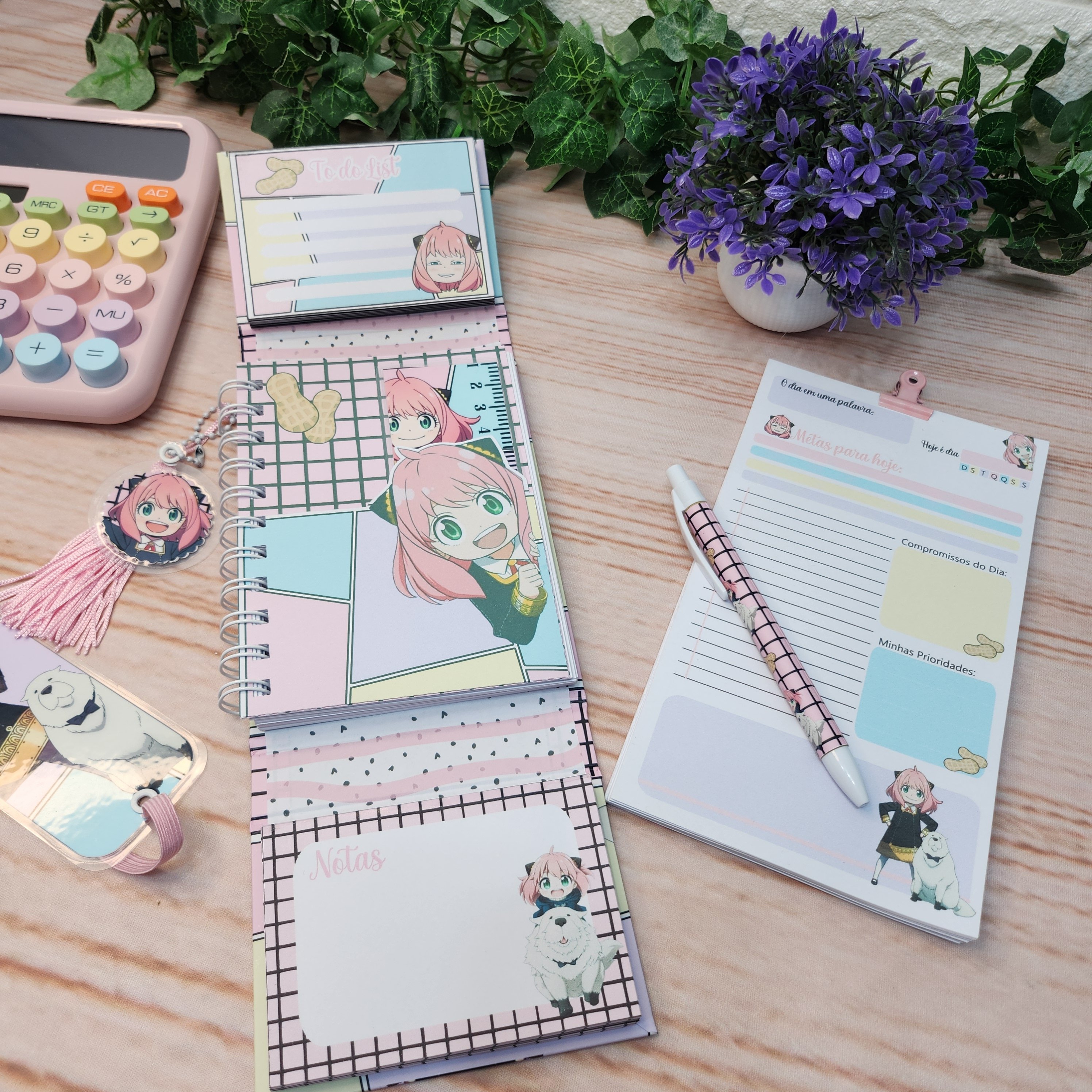 Agenda Escolar Spy x Family Personalizada