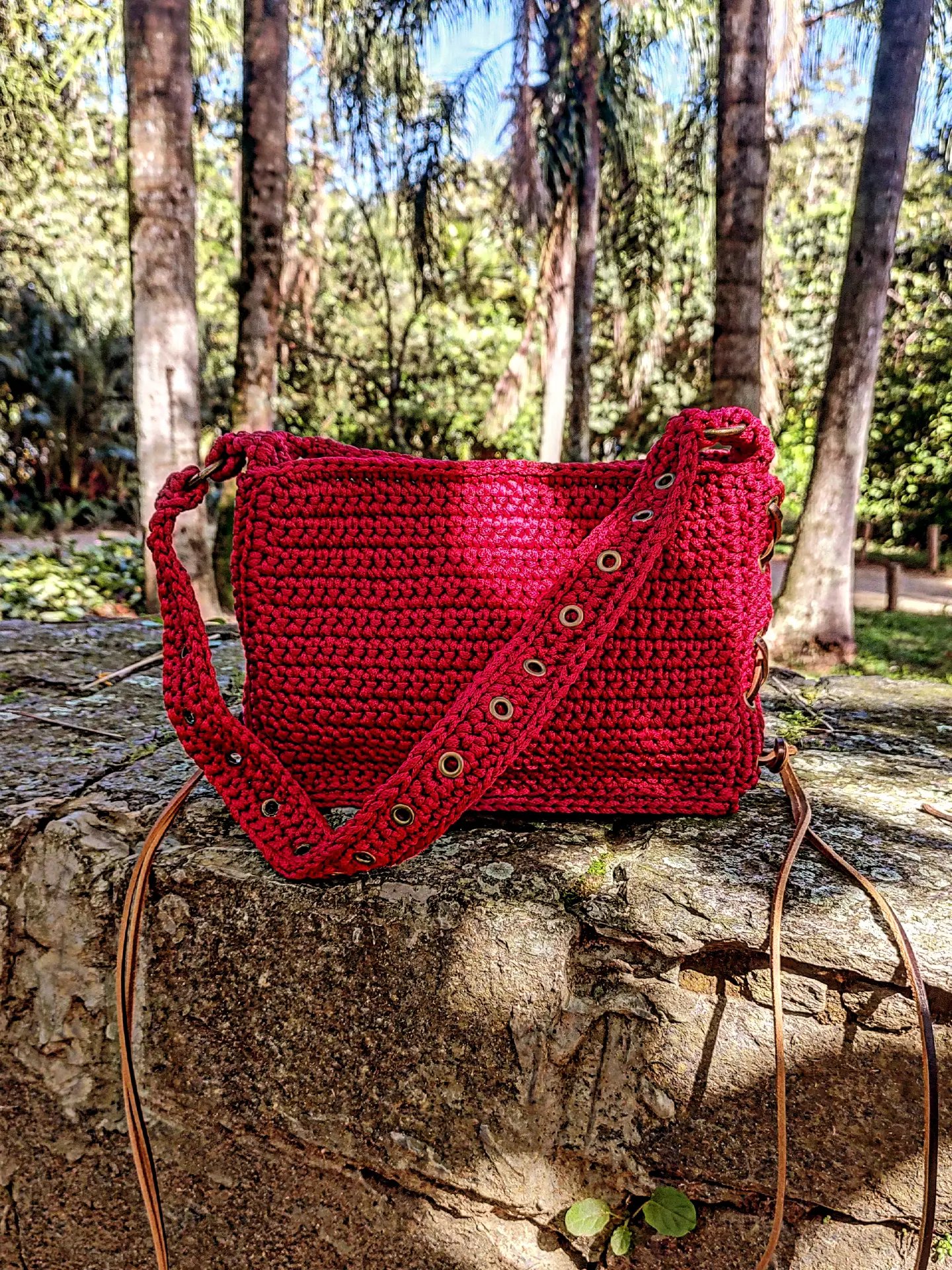 Bolsa de crochê autoral