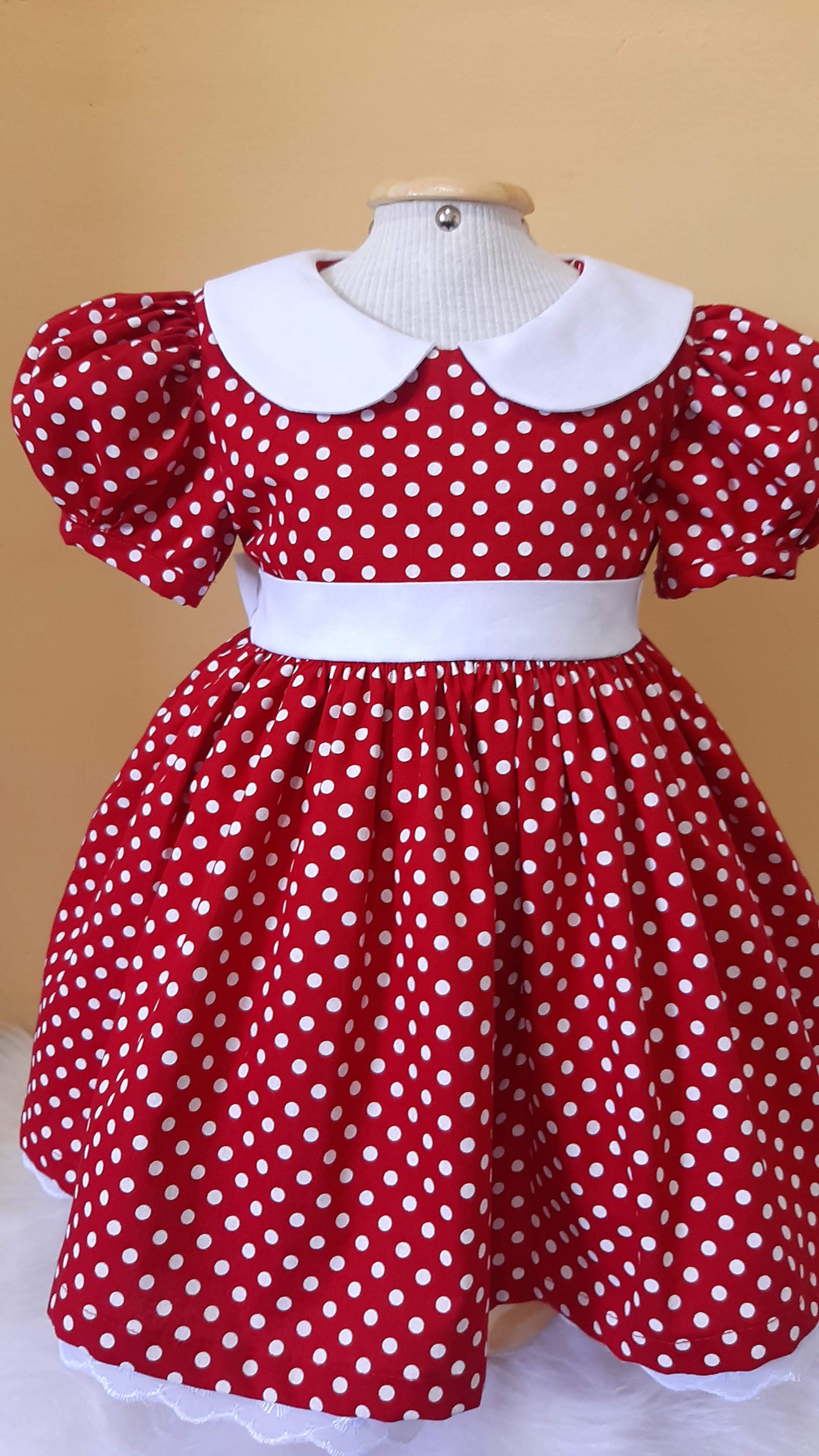 Vestido minnie infantil