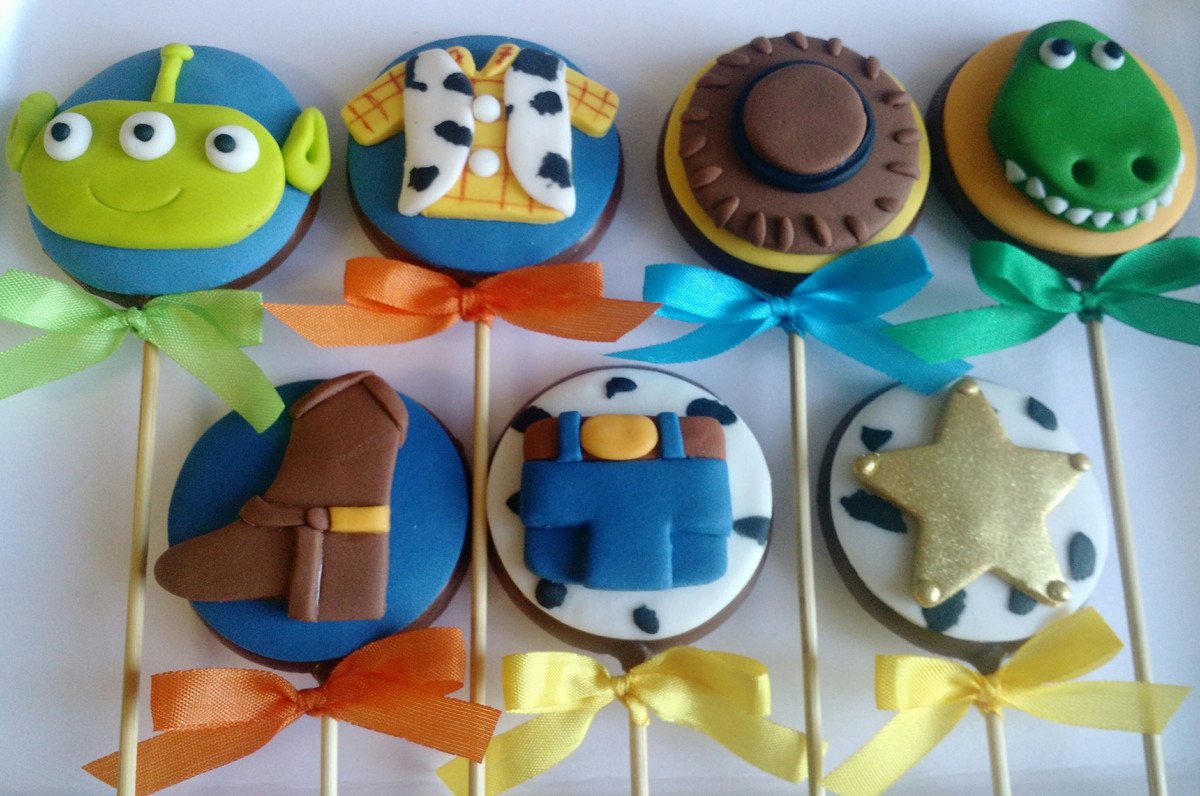 Pirulito de chocolate Toy Story