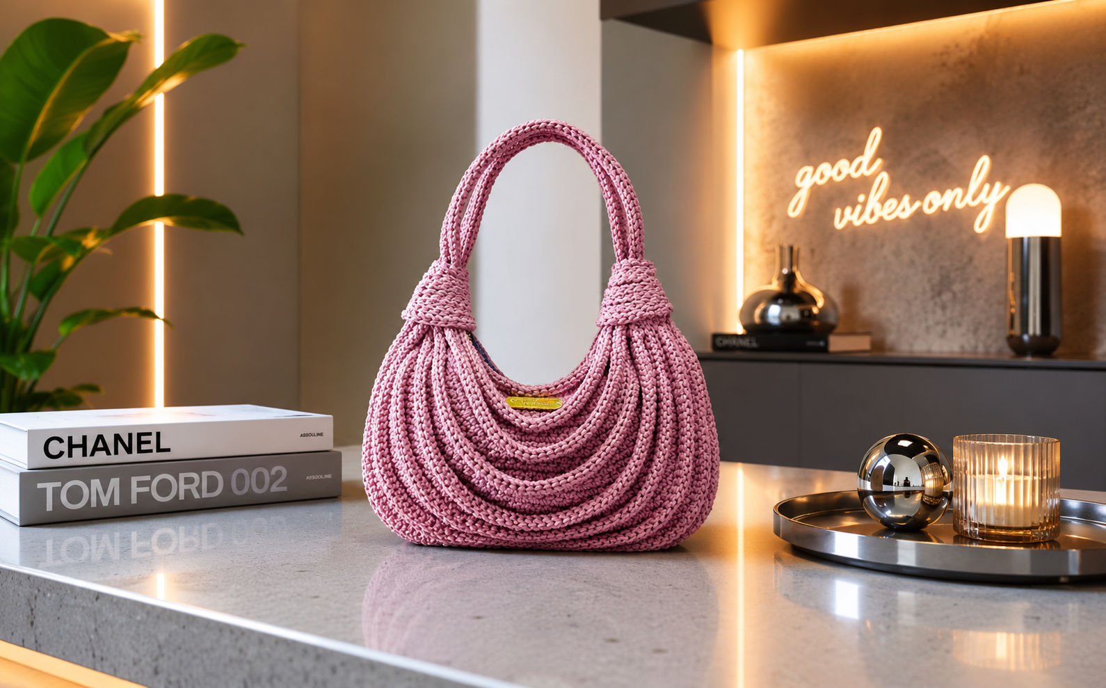 Bolsas Tranças de Crochê