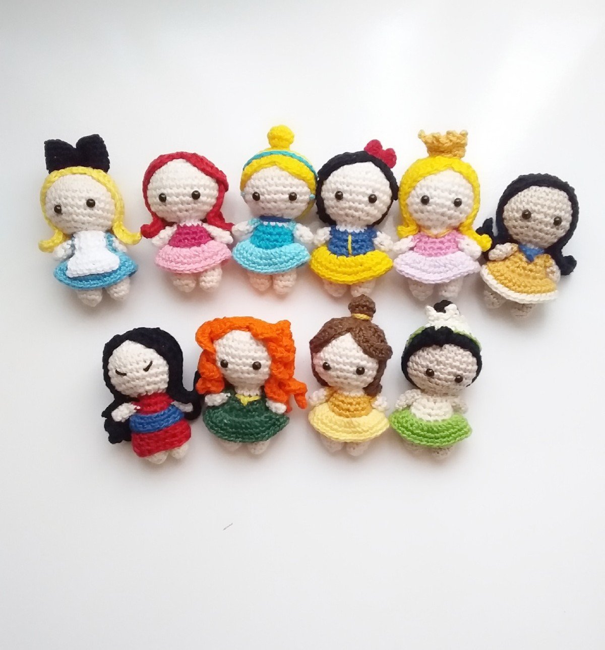 Kit mini princesas da Disney
