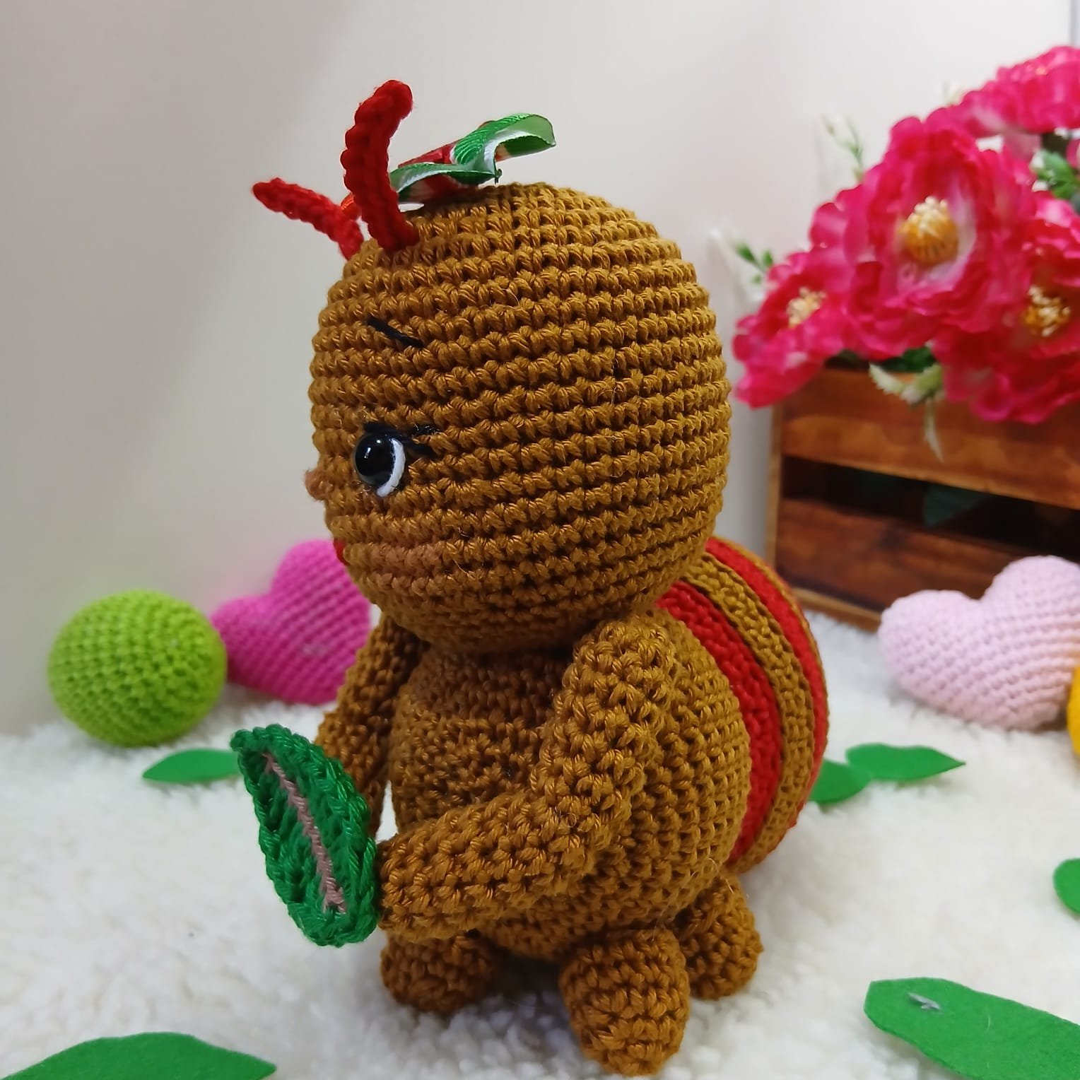 Formiguinha Gigi Amigurumi  15 cm - Pronta Entrega