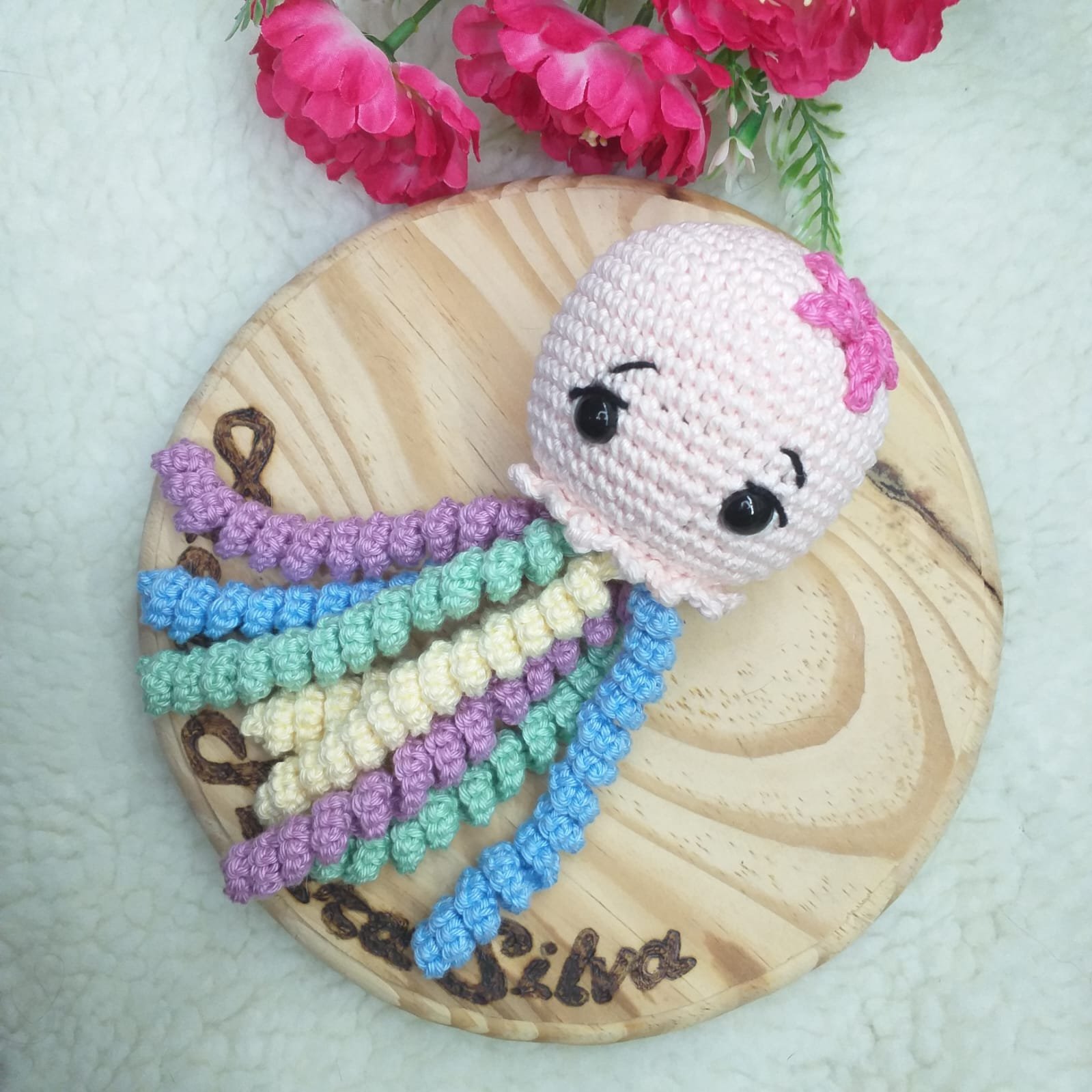 Polvinho do Amor  Amigurumi Pronta Entrega