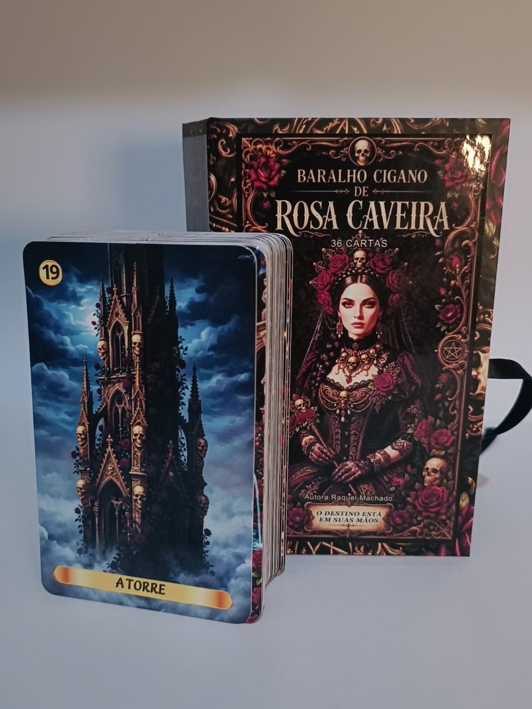 Oráculo Lenormand Rosa Caveira