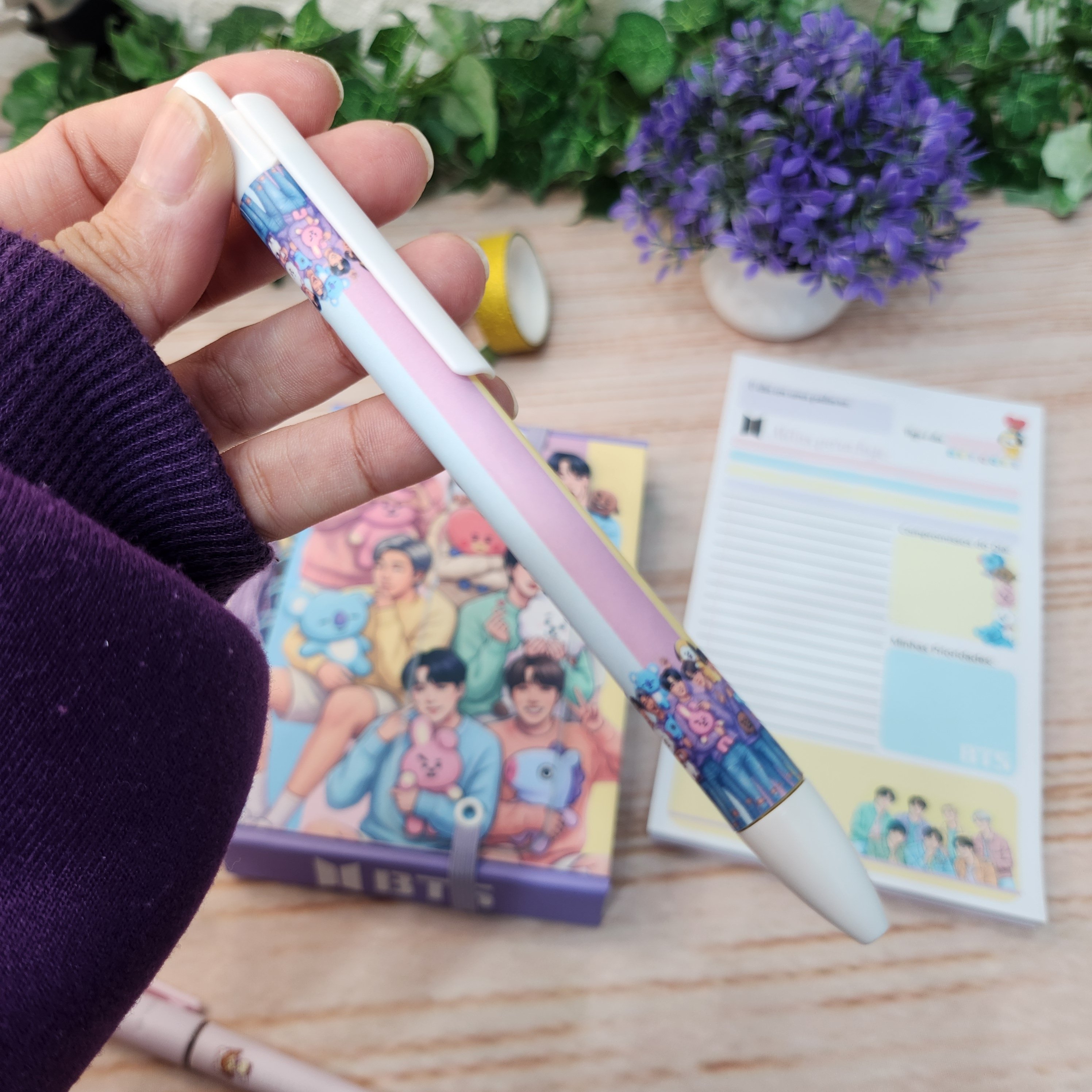 Agenda Escolar Bts Personalizada