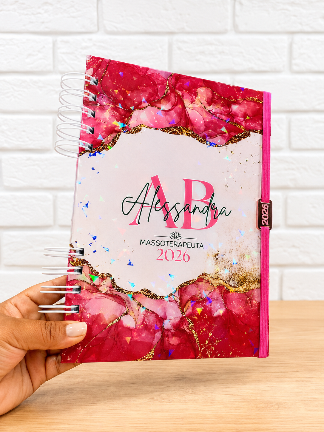 Agenda de pedidos 2027- personalizada com logo