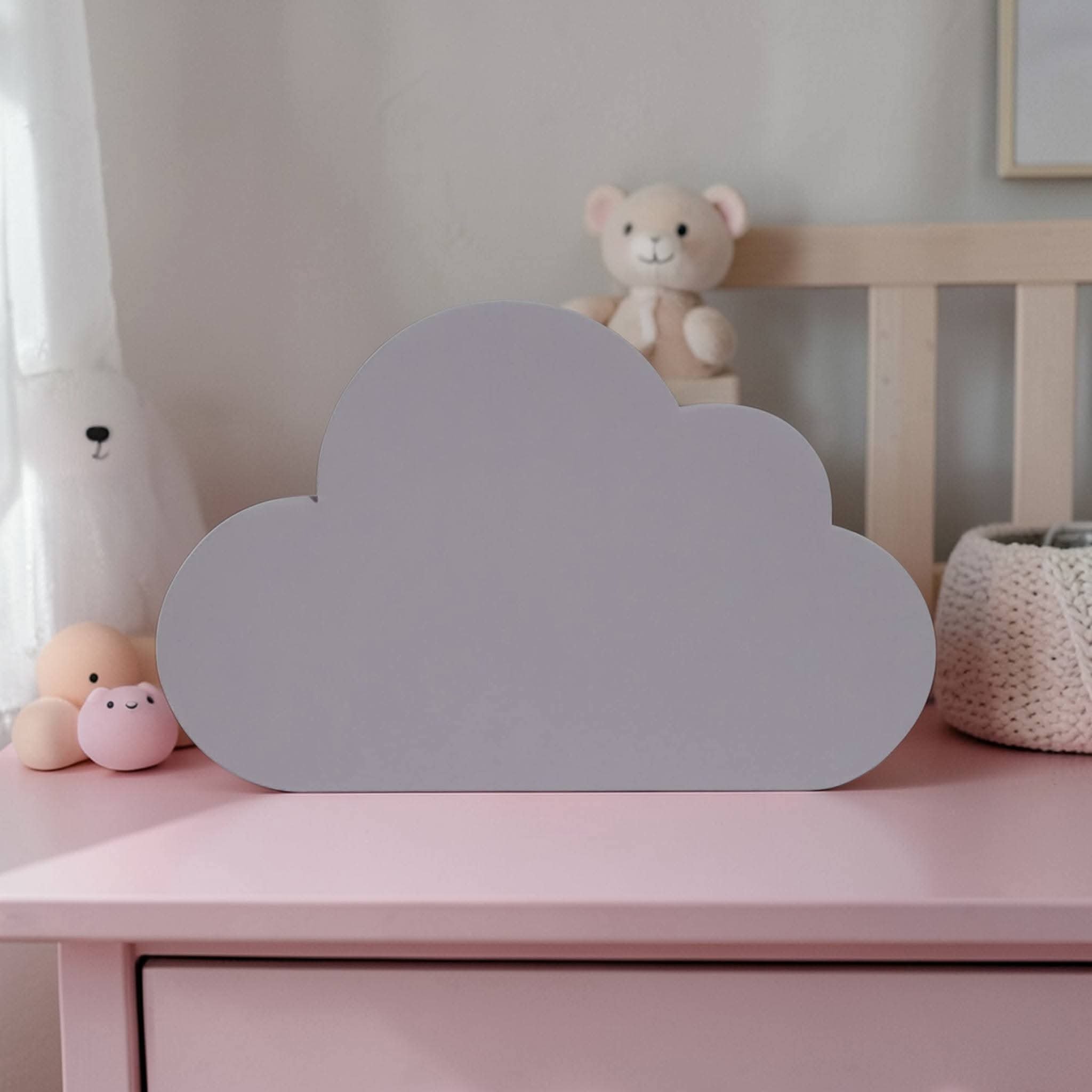 Nuvem de mdf decorativa/ decoração de festa e quarto infantil enf