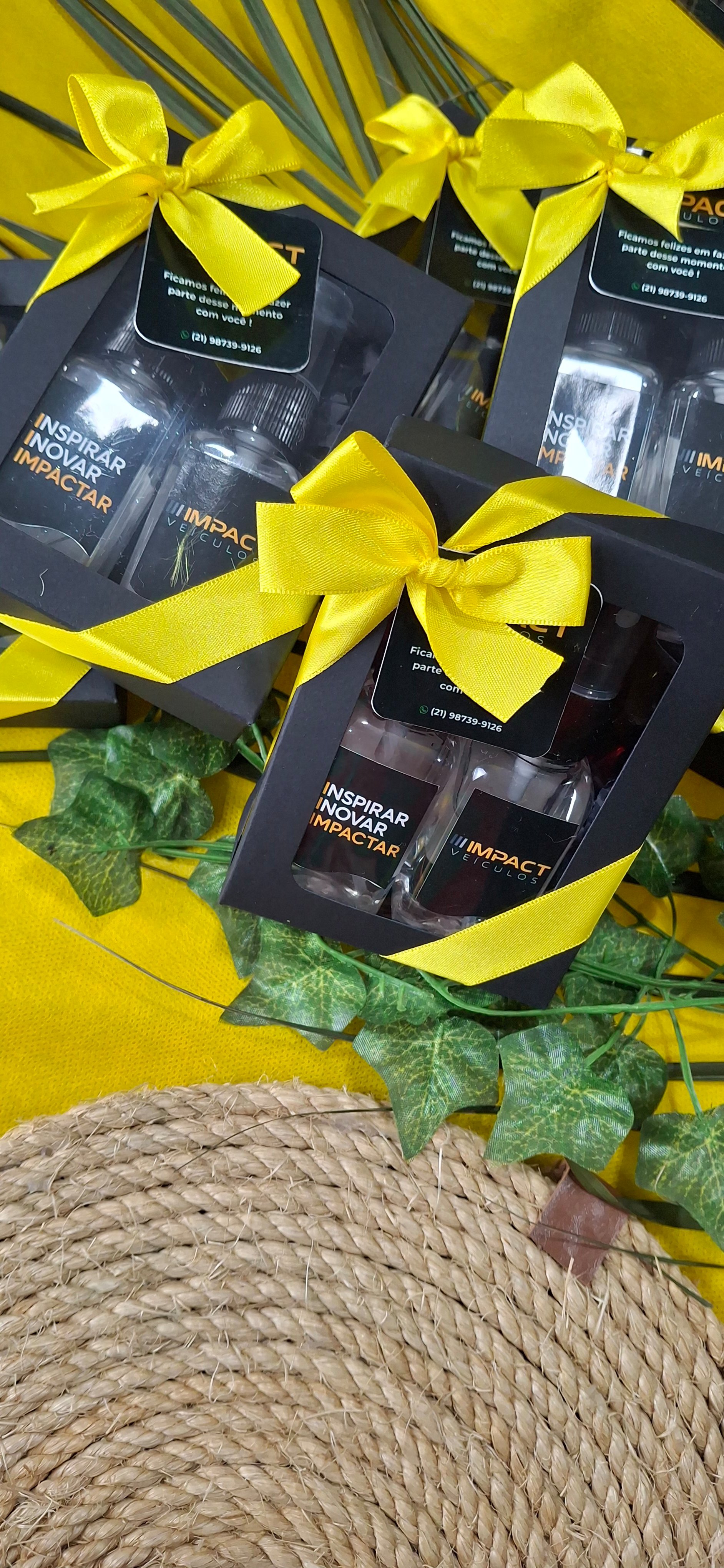 Kit aromatizador de carros e ambientes personalizado