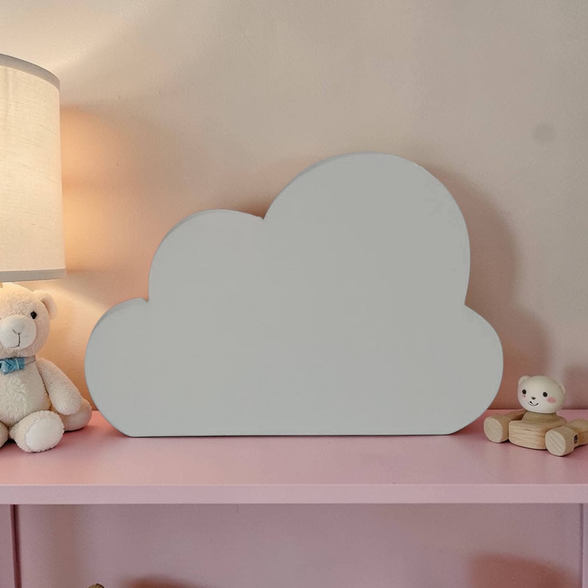 Nuvem de mdf decorativa/ decoração de festa e quarto infantil enf