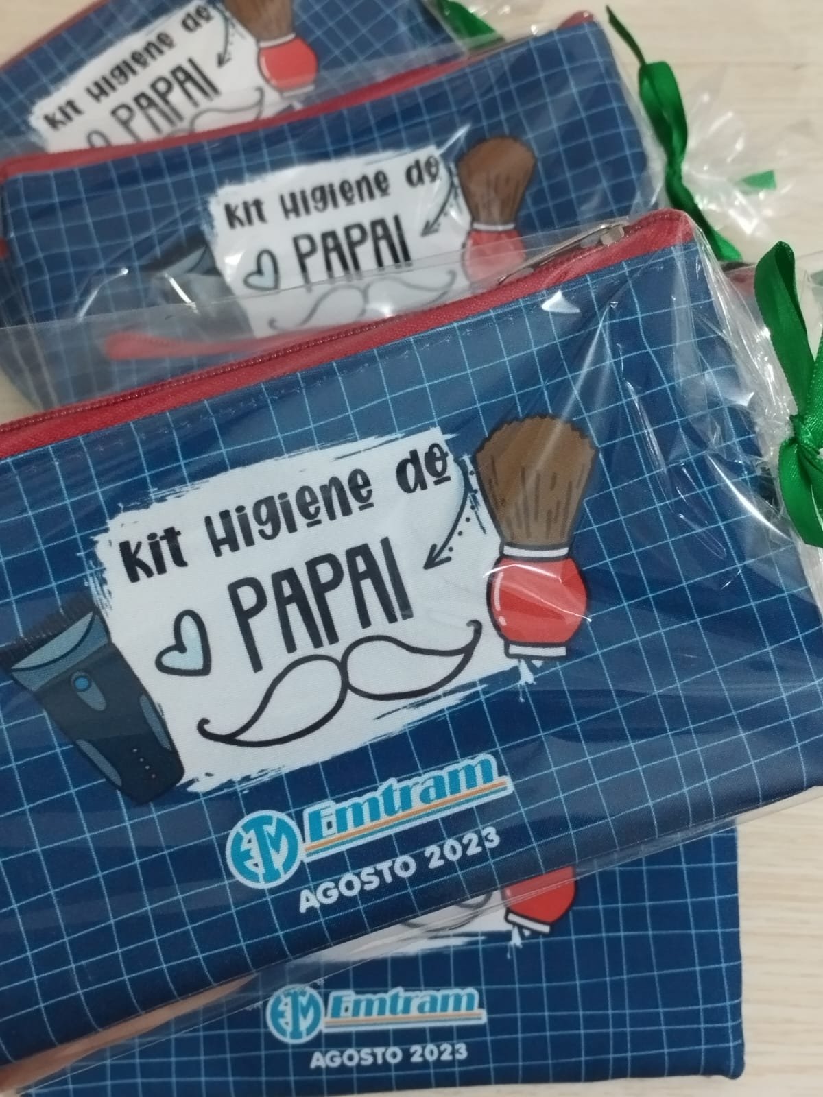 Nécessaire para kit higiene Dia dos Pais