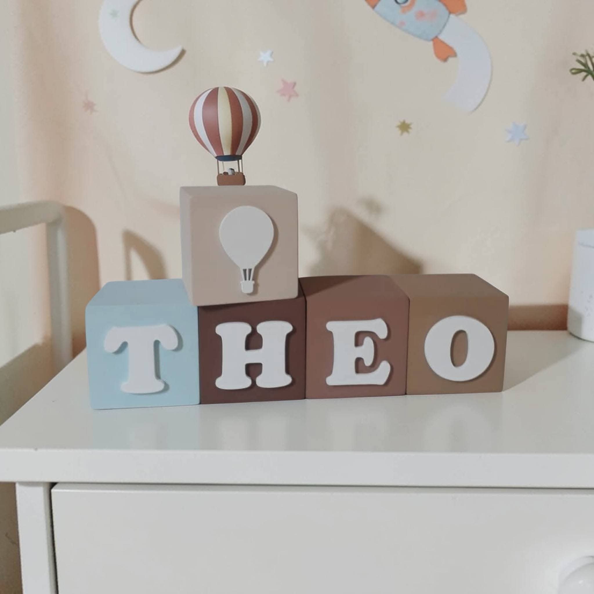 Cubos de mdf decorativos 8x8 / decoração de quarto infantil, fest