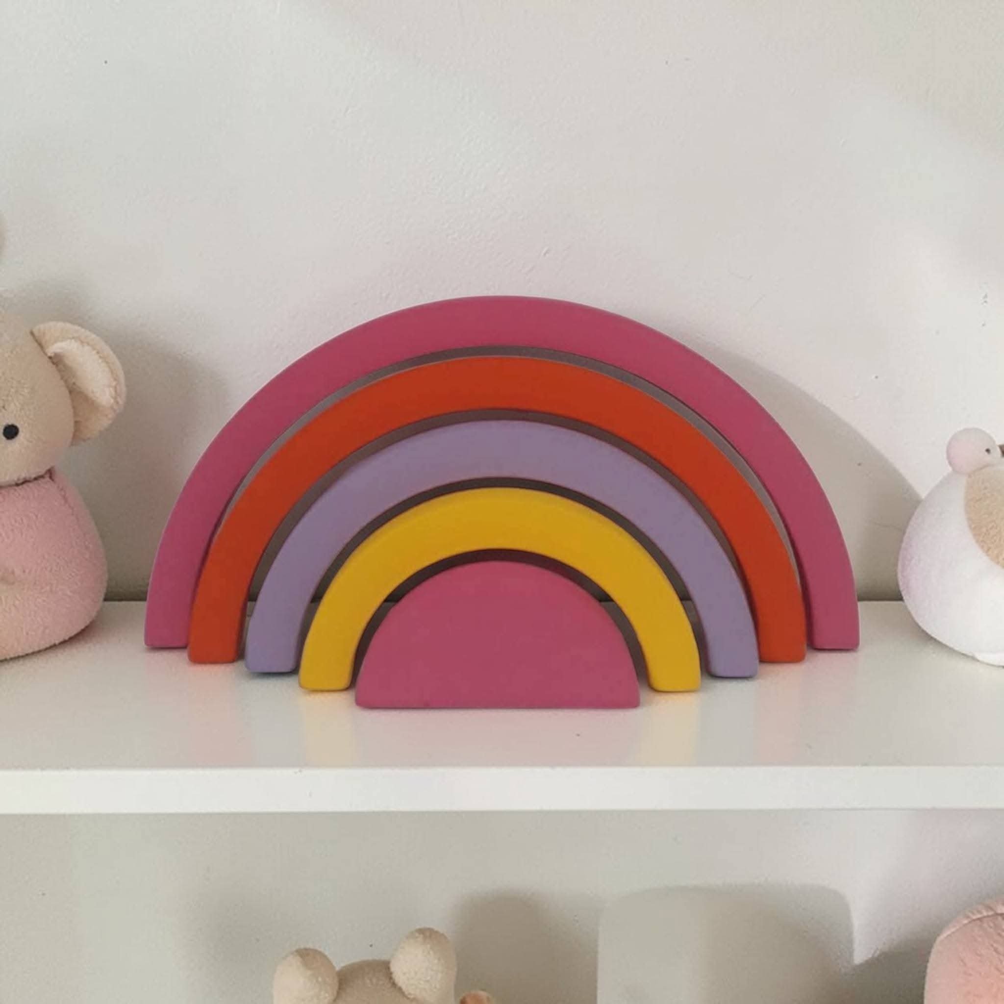 Arco iris de mdf /decoração de quarto infantil / enfeite de festa