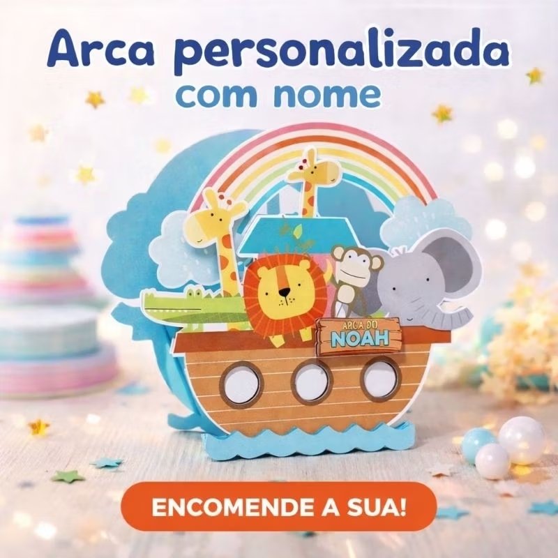 Centro de Mesa Arca de Noé