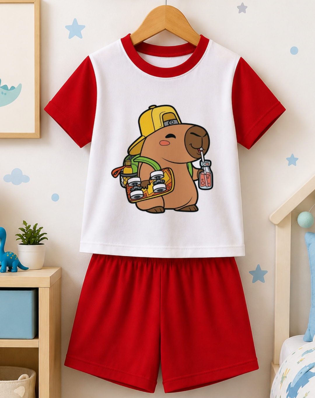 Pijama infantil capivara personalizado menino