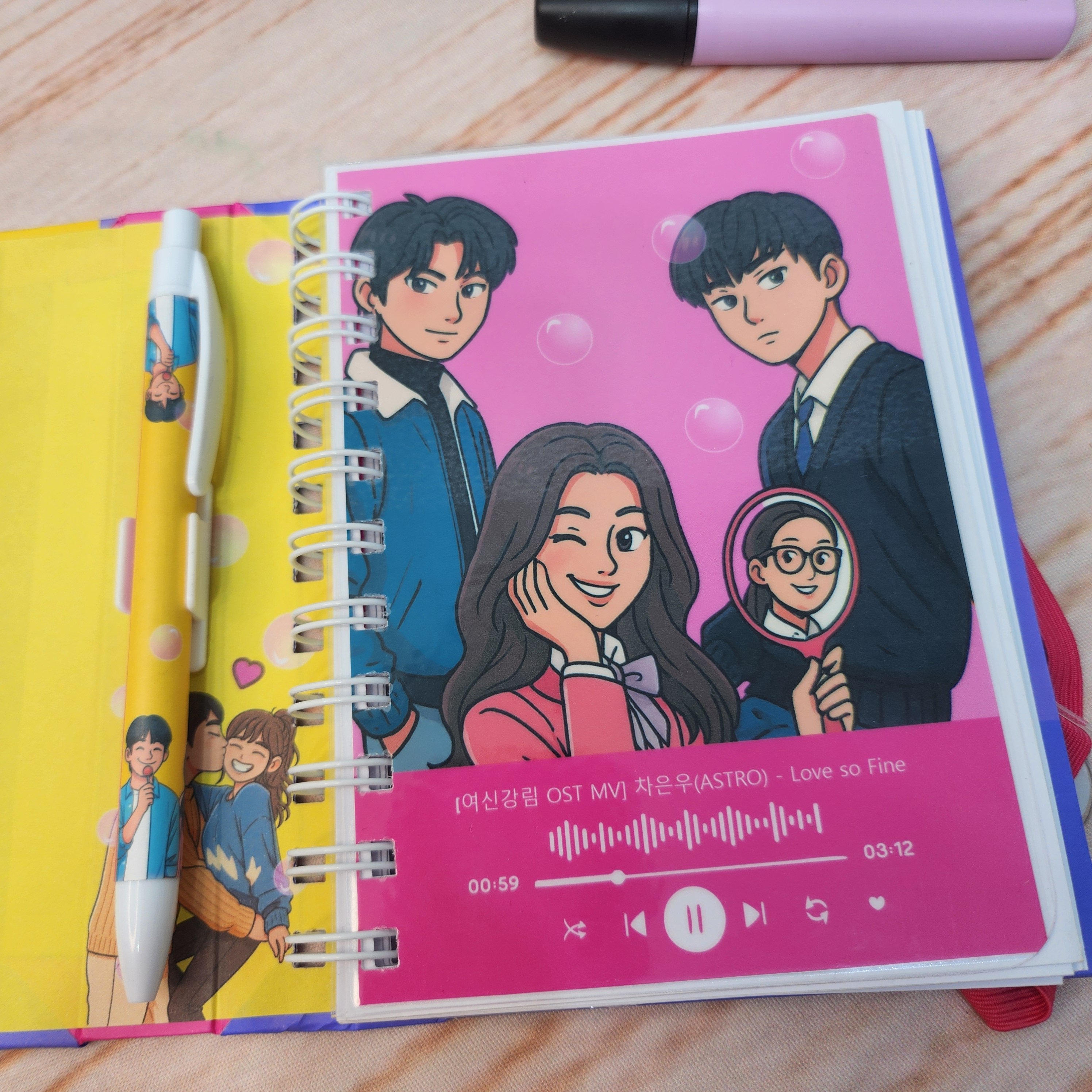 Caderno A6 Meu Dorama Personalizado