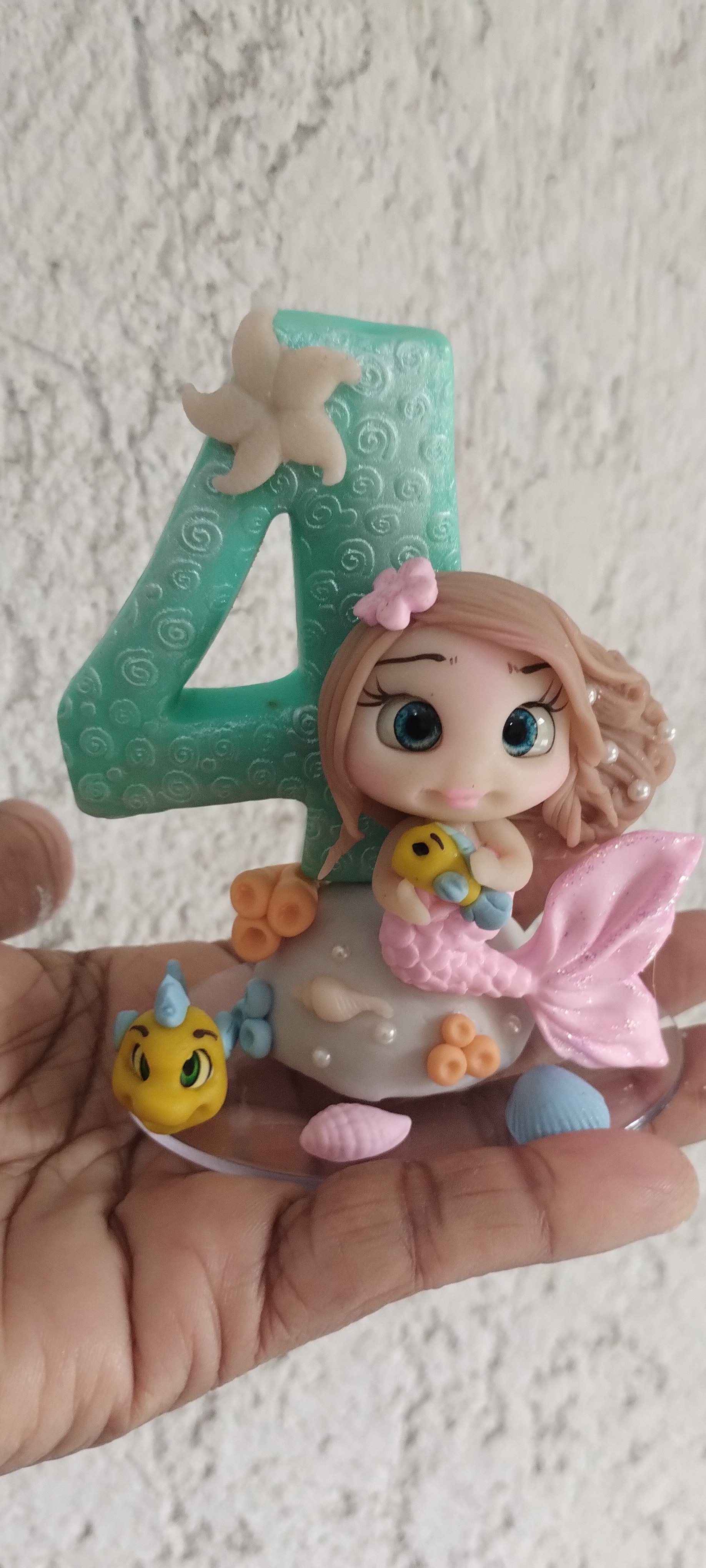 Vela Topo Sereia Ariel
