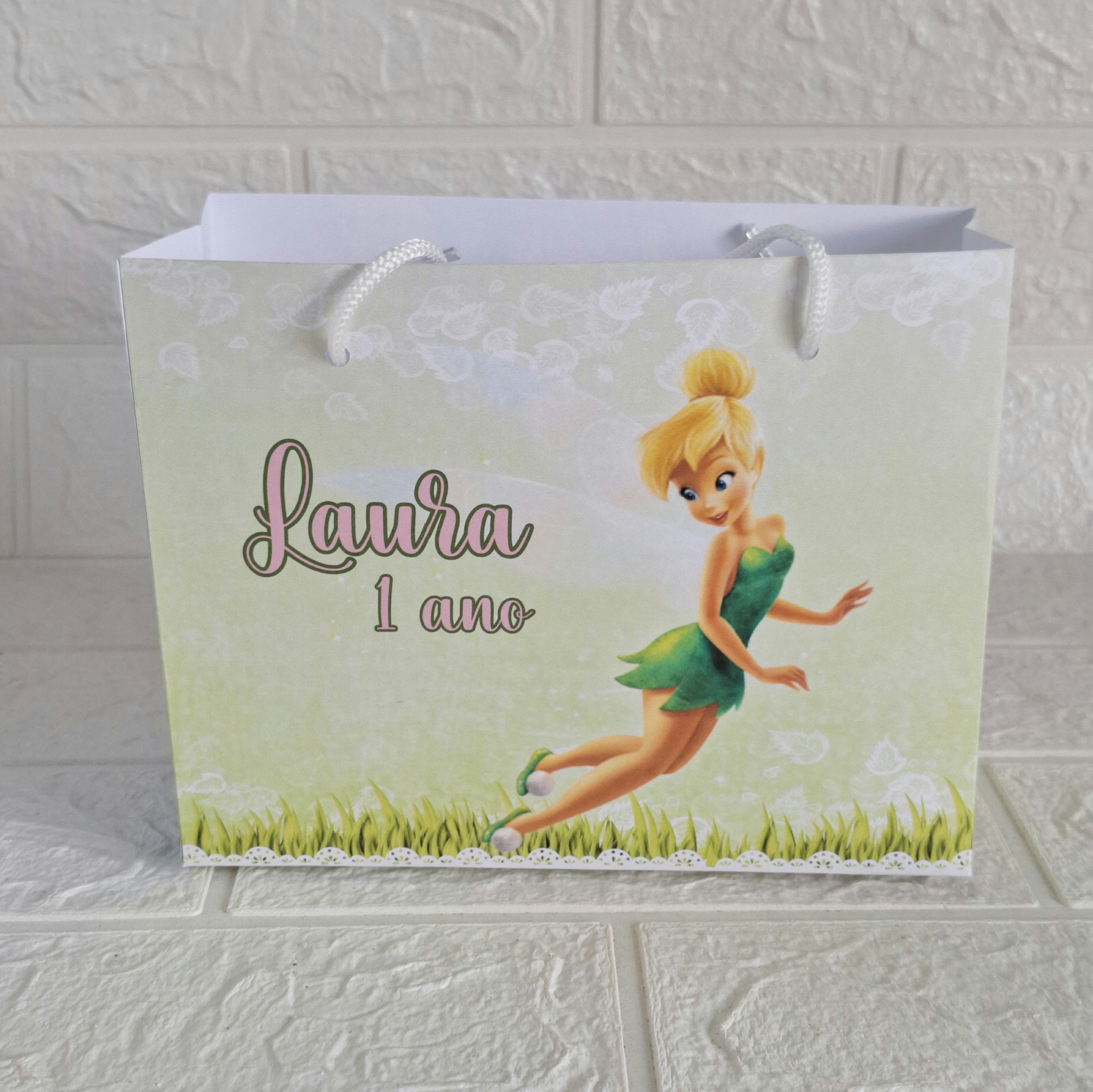 Sacolinha Personalizada Tinker Bell Lembrancinha Infantil
