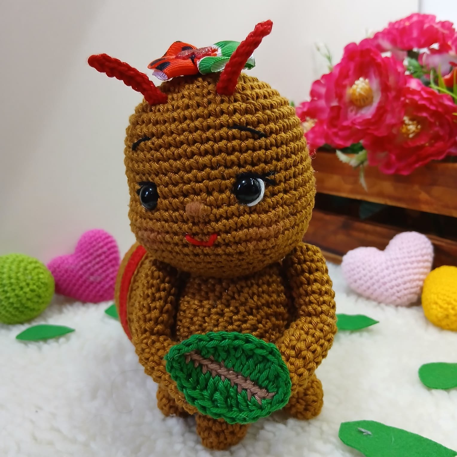 Formiguinha Gigi Amigurumi  15 cm - Pronta Entrega