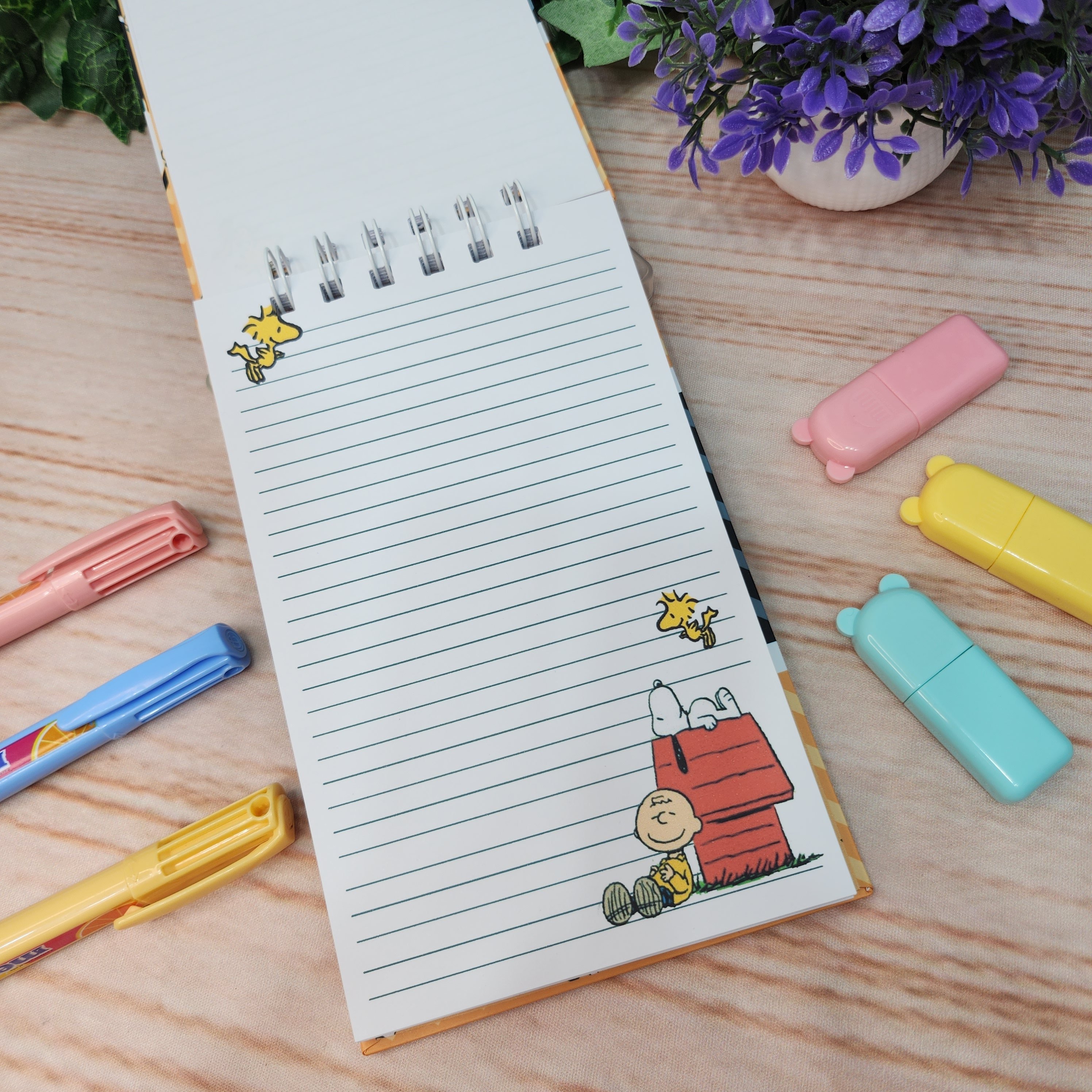 Caderneta Blocao Snoopy Personalizado