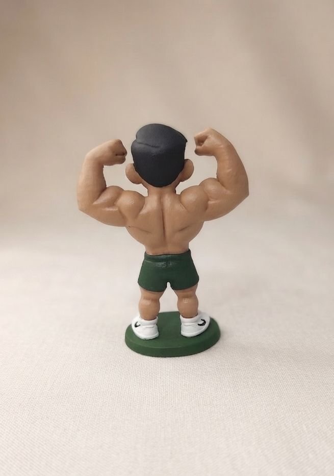 Boneco fitness personalizado impressão 3D