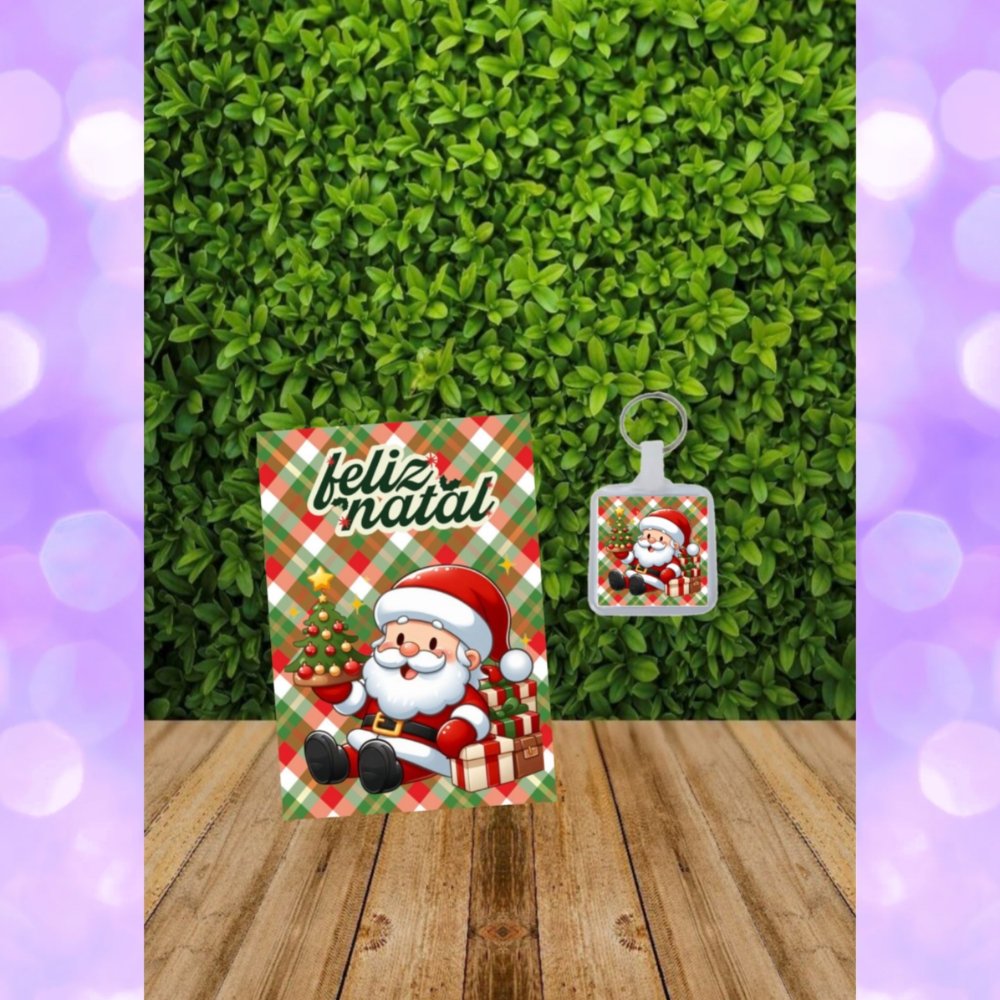 Bloquinhos e Chaveiros Natal qualquer Tema- lembrancinhas.
