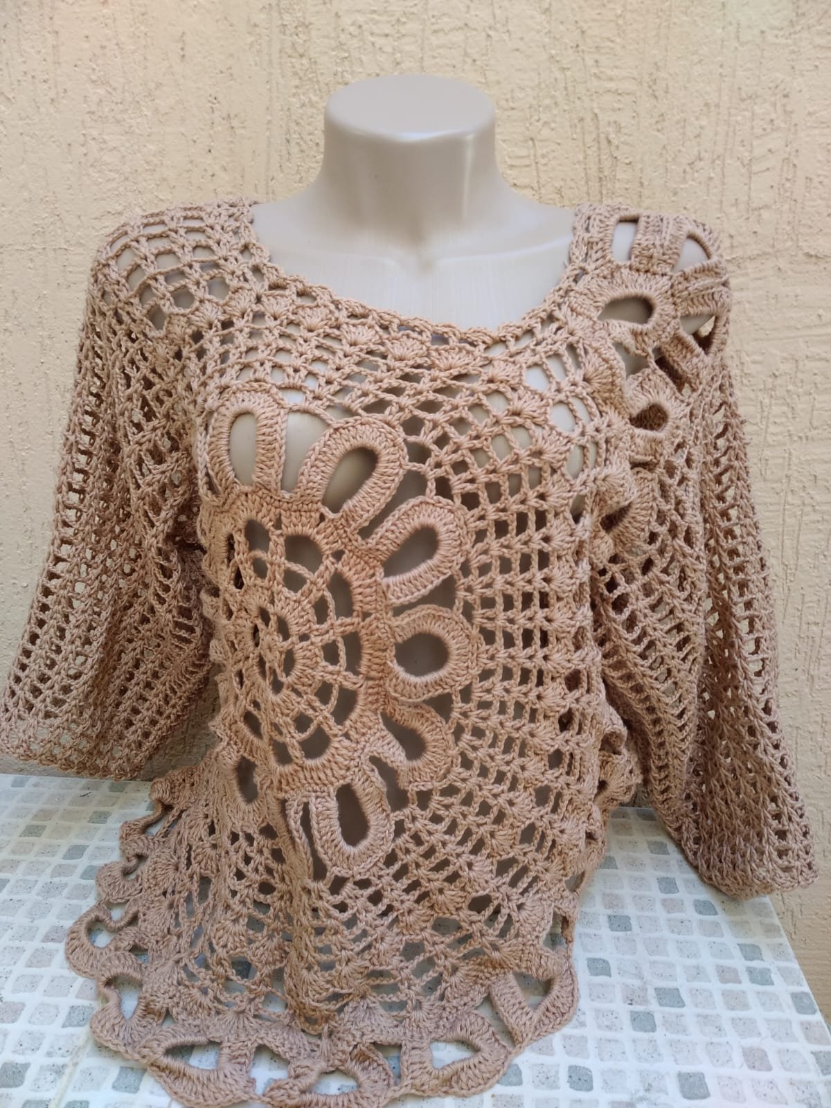 Blusa de Croche Ana Maria Braga