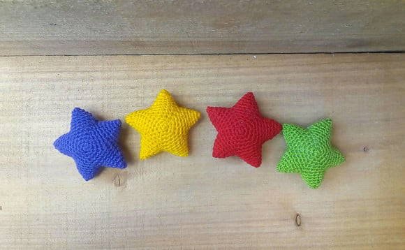 Estrela amigurumi